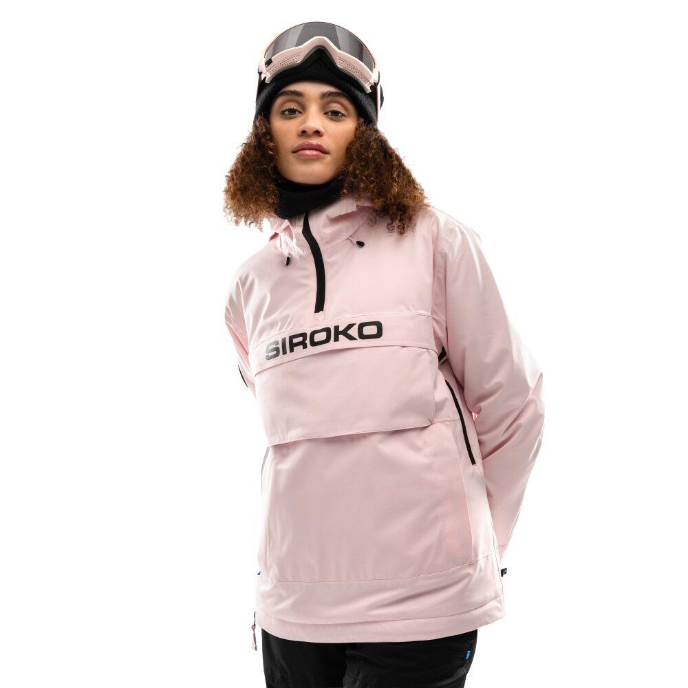 Siroko - Veste Snowboard Femme Sports D'Hiver W6-w Flims Rose - Veste - Rose - Decathlon