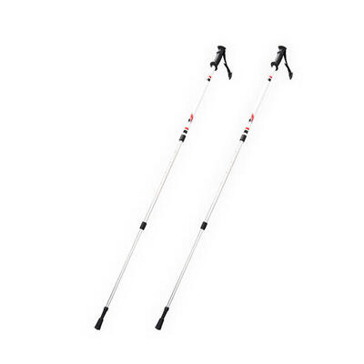 F2 Langlauf Ski Stöcke Vario Pole Tour Verstellbar 60-130cm Weiss