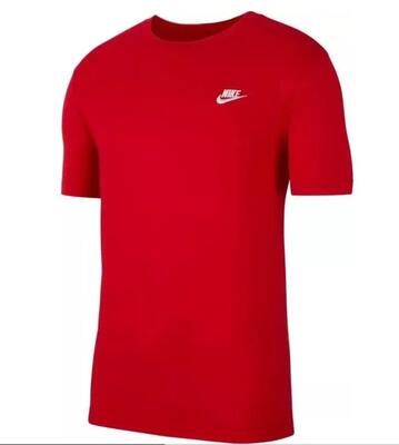 T-shirt nike sportswear club 657 universiteitsrood