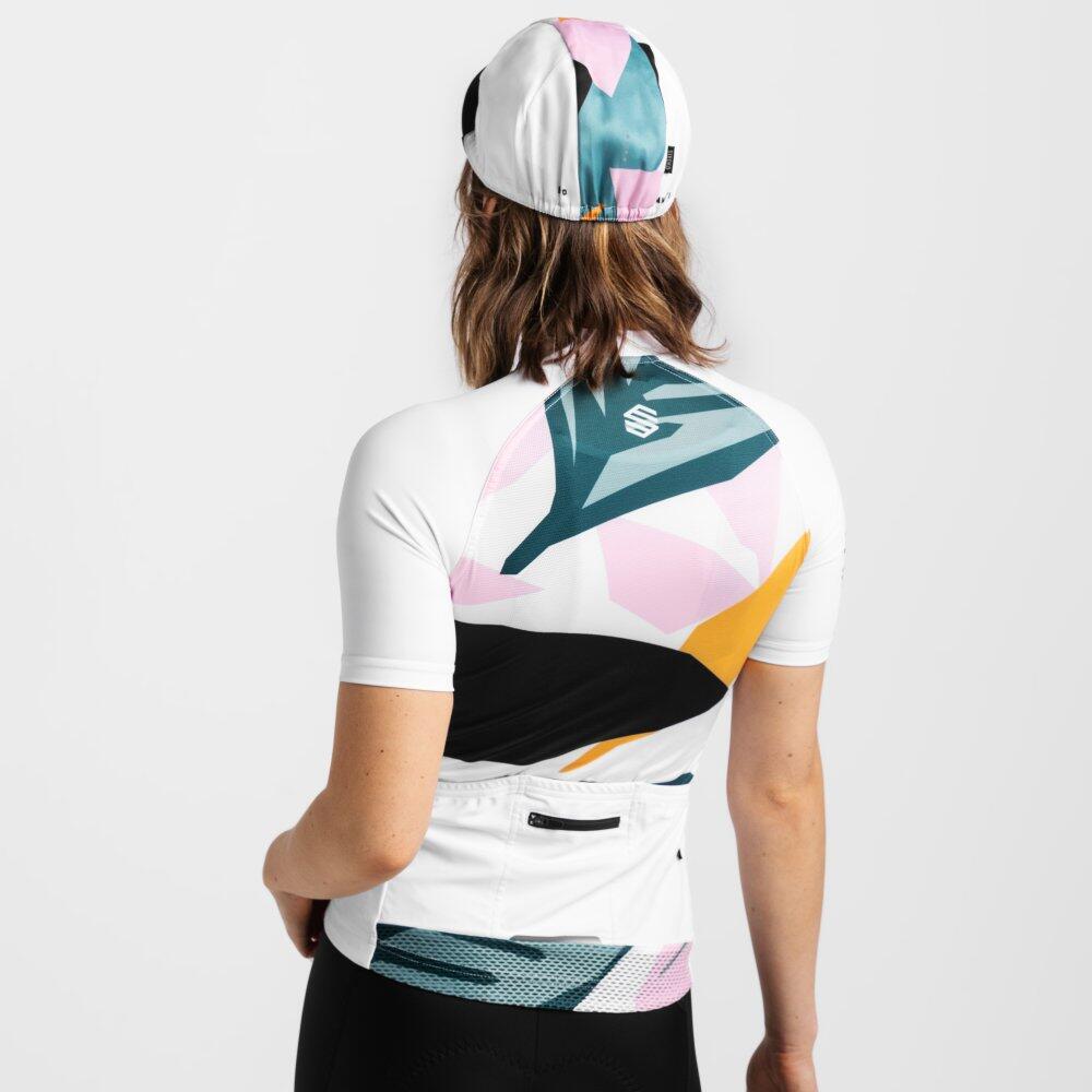 Maillot vélo manches courtes femme Cyclisme M2 Pinerolo Blanc 6/7