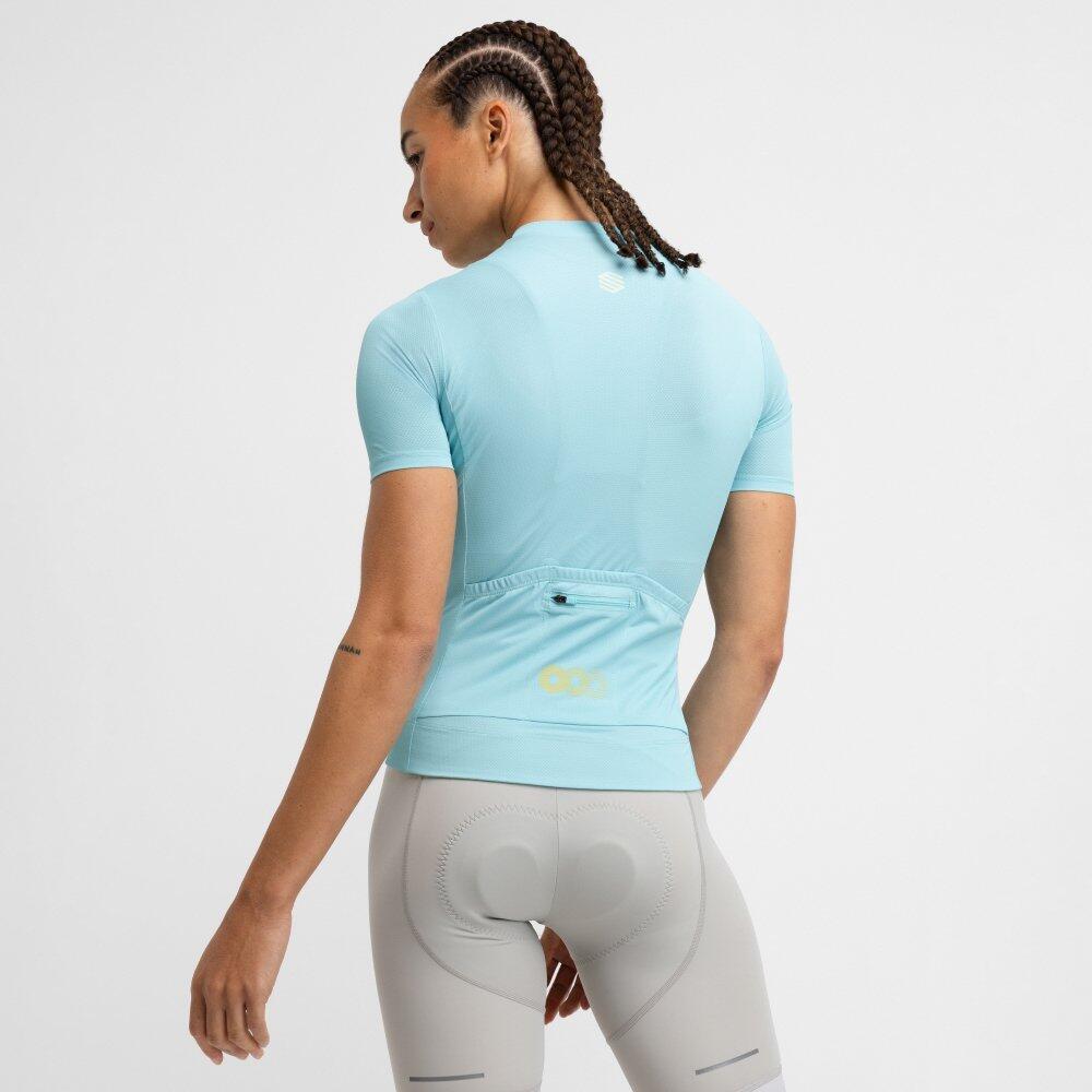 Maglia in rete da ciclismo a maniche corte da donna M8 Habitat Blu 6/6