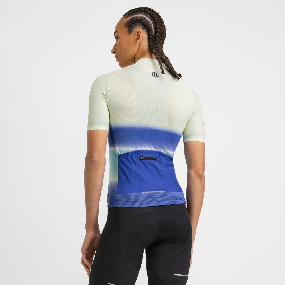 Maillot vélo manches courtes femme Cyclisme M2 Bora Vert 6/8