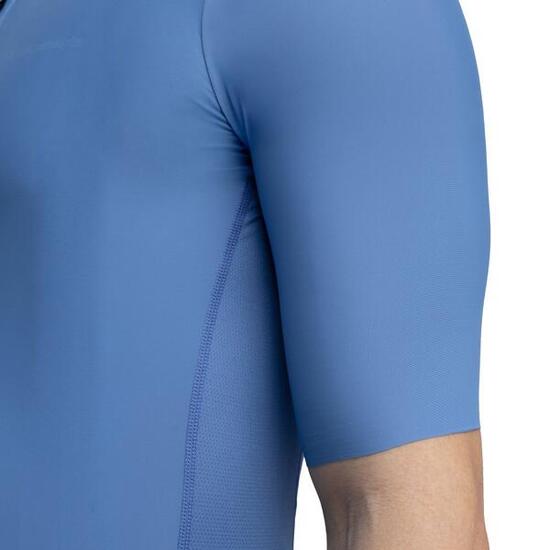 Maillot vélo ultraléger homme Cyclisme SRX Tirreno Bleu Marine