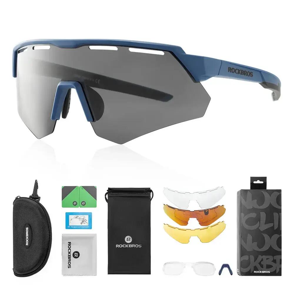 Okulary rowerowe z polaryzacją i 4 wymiennymi soczewkami - ROCKBROS SP246-1 5/5