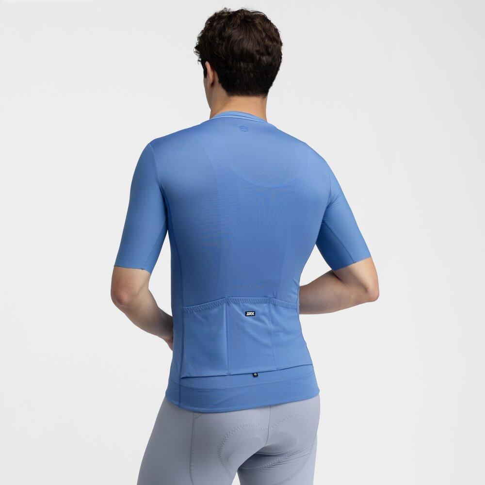 Maillot vélo ultraléger homme Cyclisme SRX Tirreno Bleu Marine 6/7