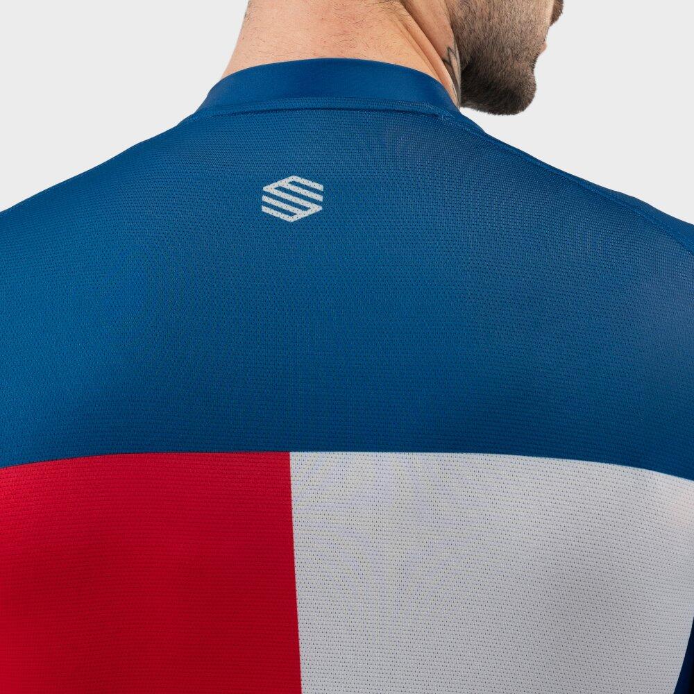 Herren Radsport langärmeliges radtrikot für M2 Vezzana Blau 6/7