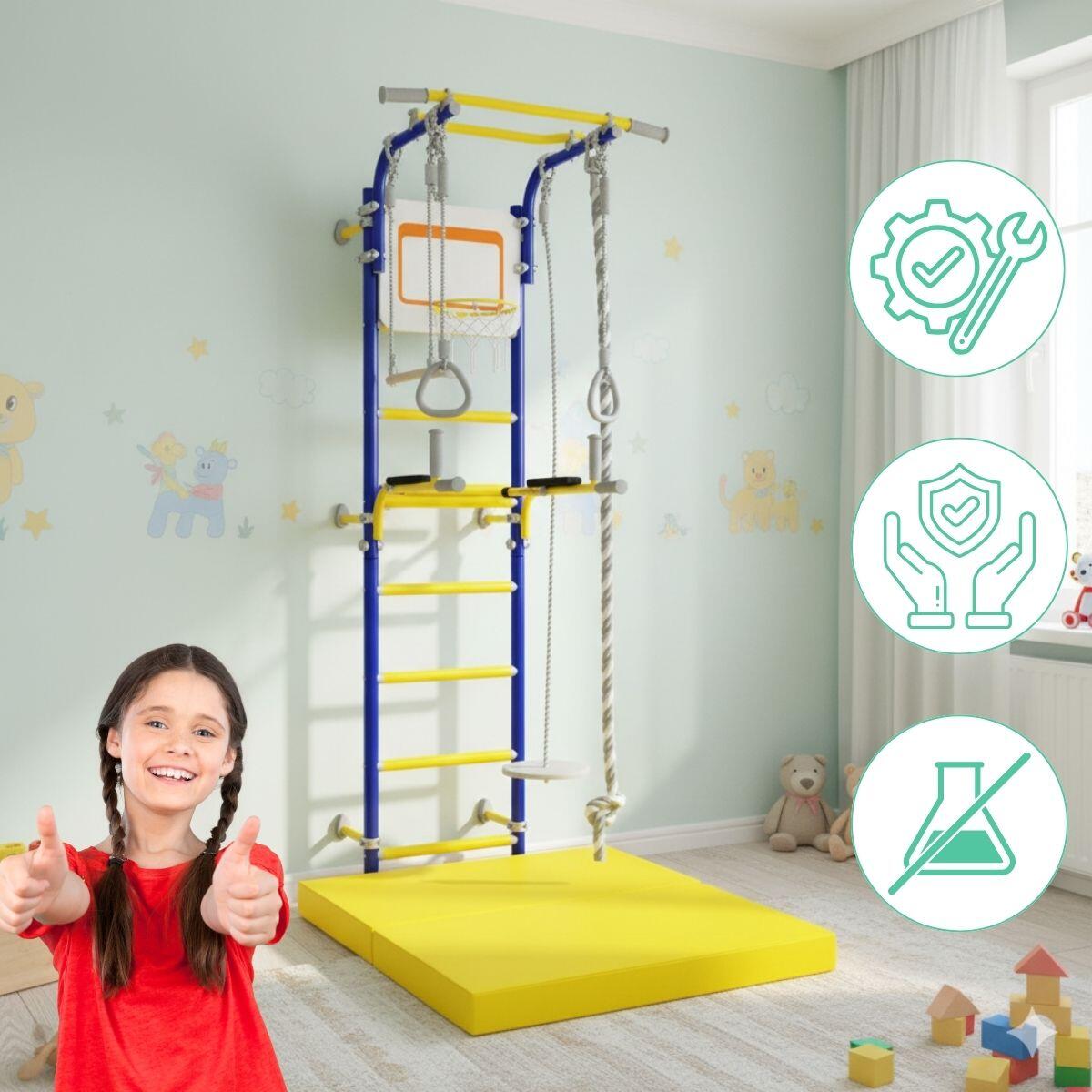 Kinder Gymnastik Sprossenwand Wandmontage Set Next 1 Max 4/7