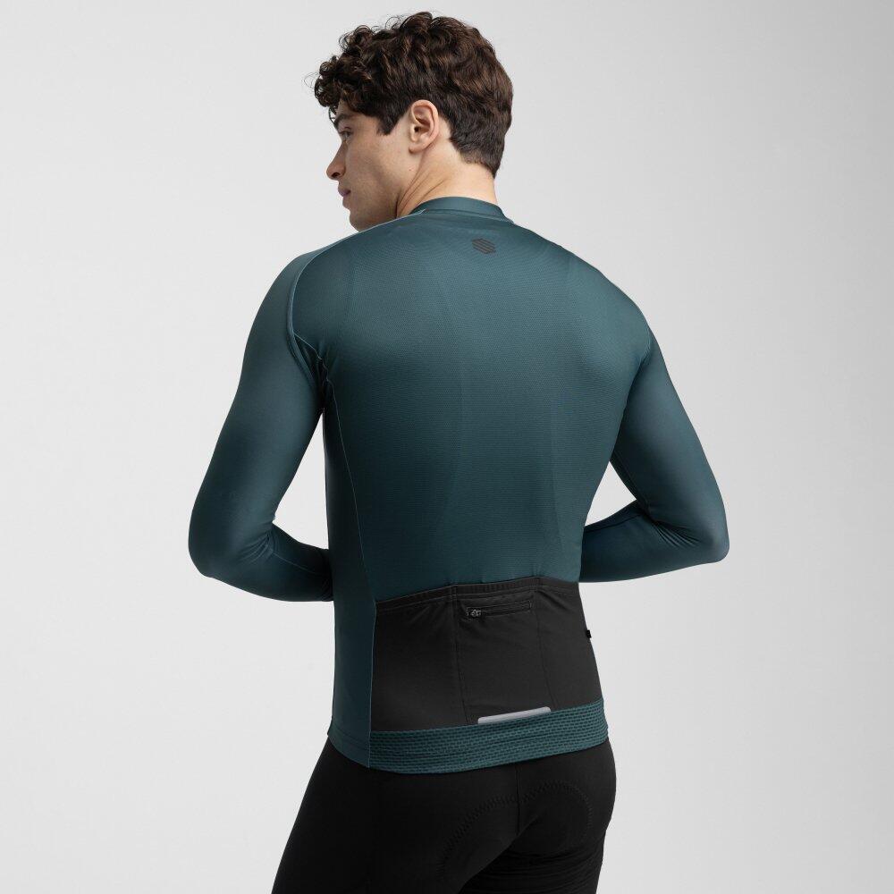 Herren Radsport langärmeliges radtrikot für M2 Gravel Armeegrün 6/8
