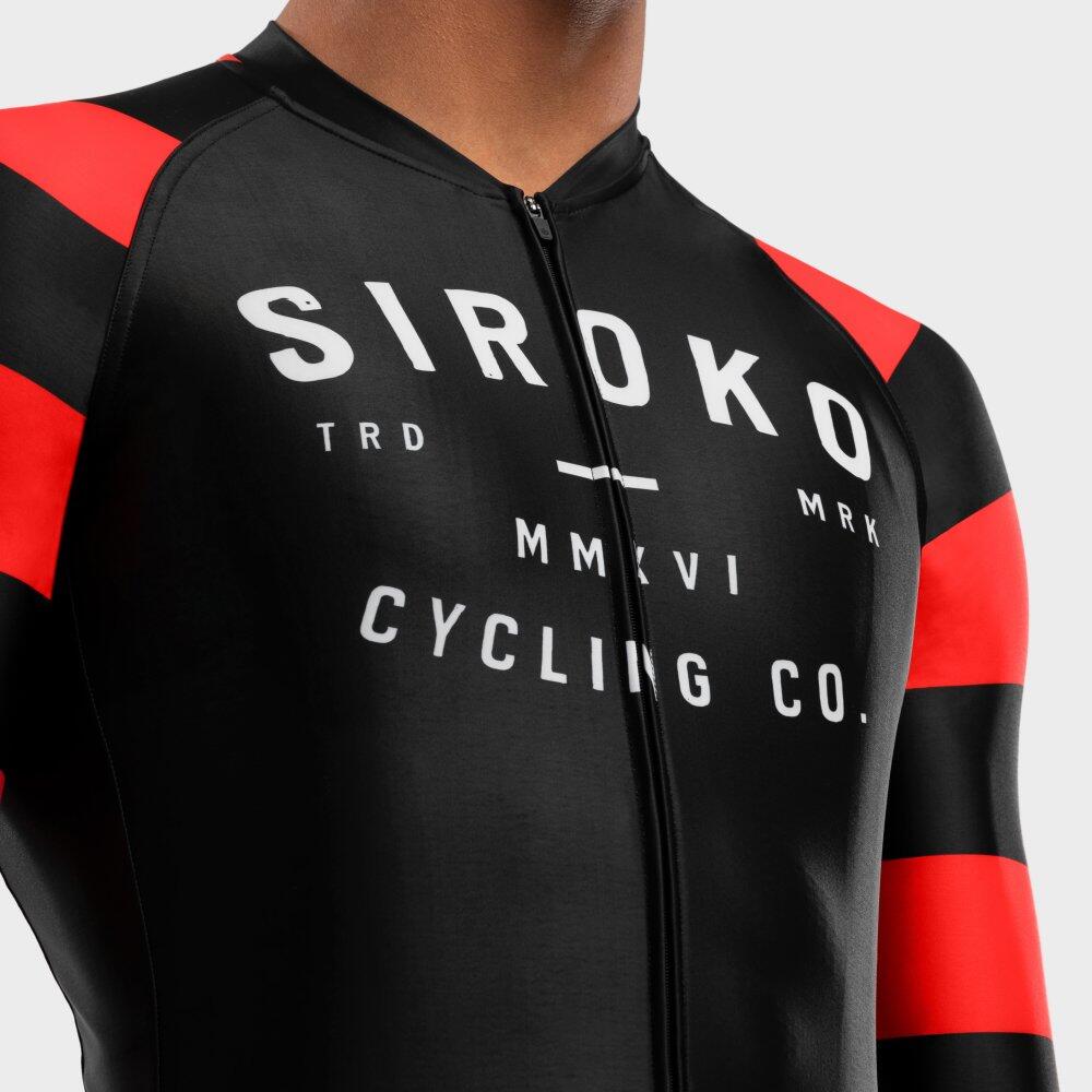 Maillot vélo manches longues homme Cyclisme M2 Rider Noir 5/7