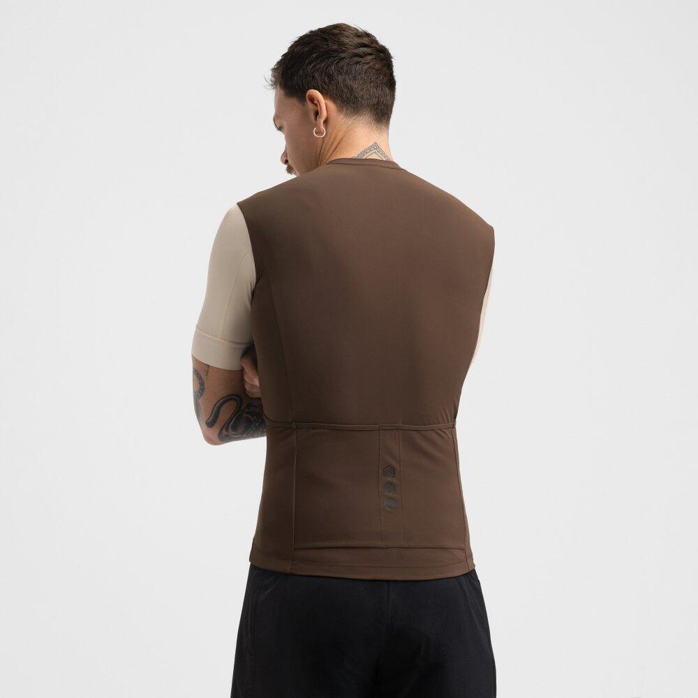 Herren Radsport kurzärmeliges gravel-radtrikot GM2 Forge Braun 6/8