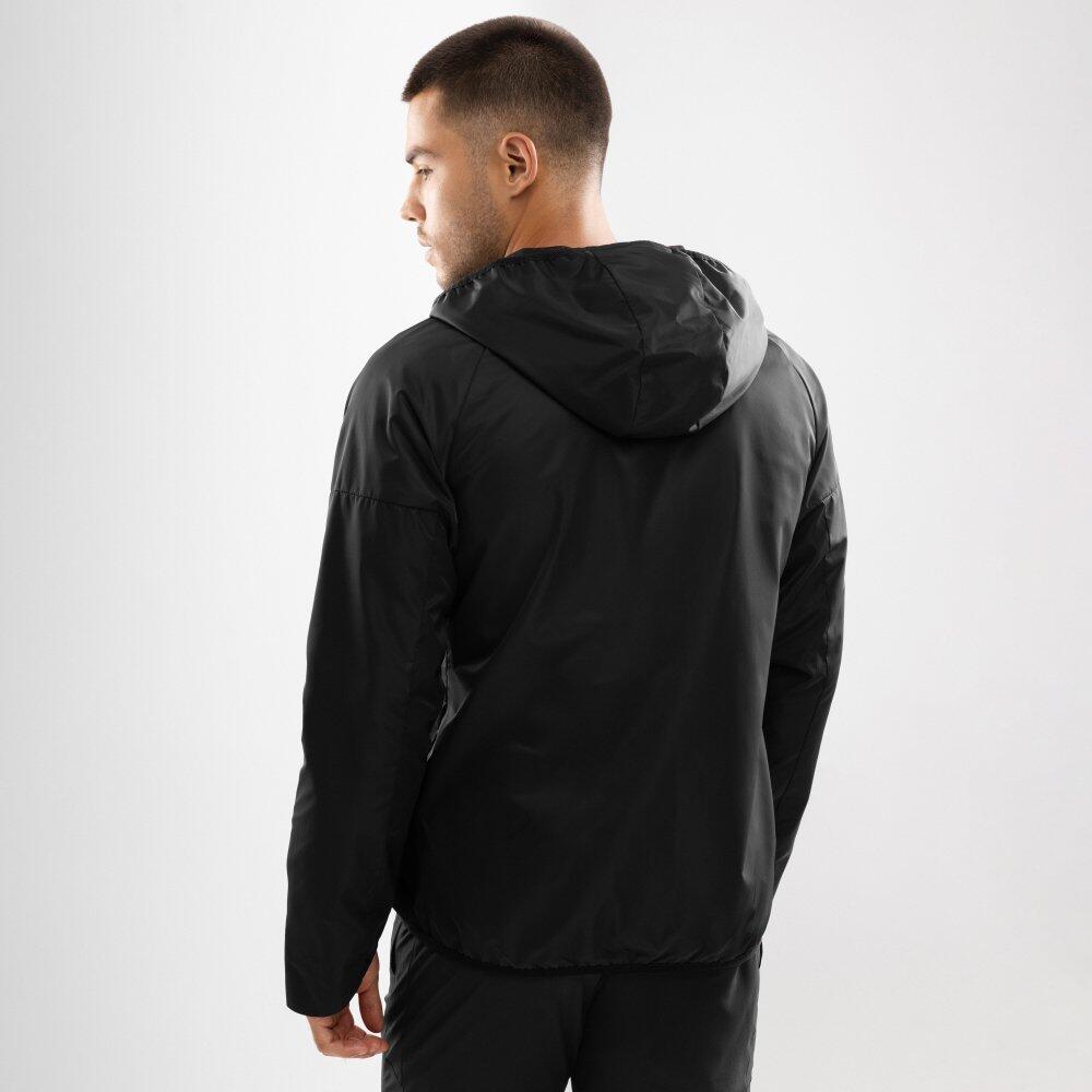 Men Fitness 's training windbreaker jacket Grand Marathon Black 6/7