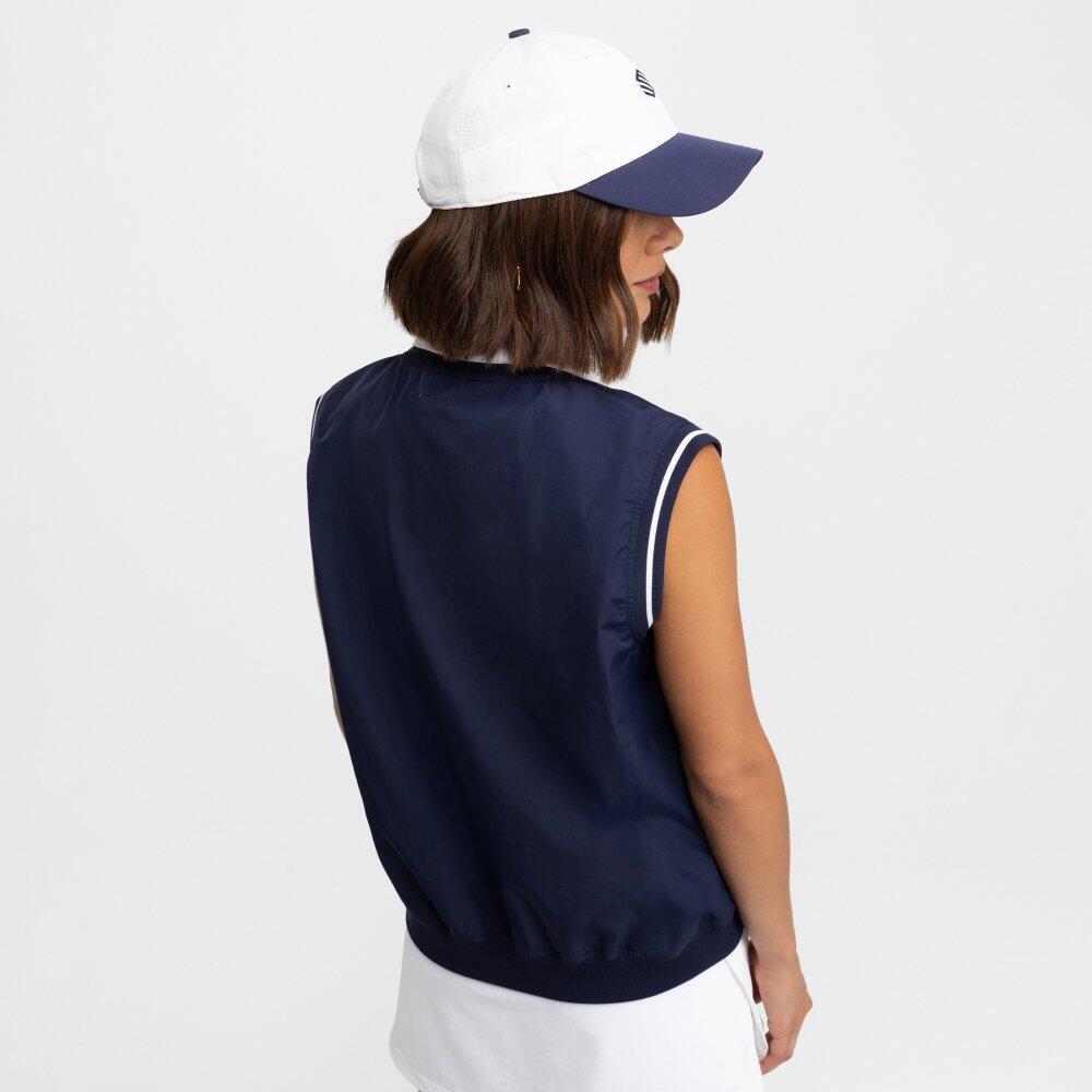 Gilet coupe-vent de golf femme Grace Navy Bleu 6/6