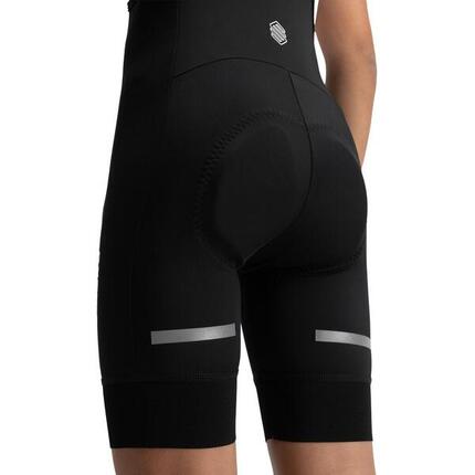 Cuissard vélo à bretelles garçon Cyclisme Enfants K-Core Benji Black Noir
