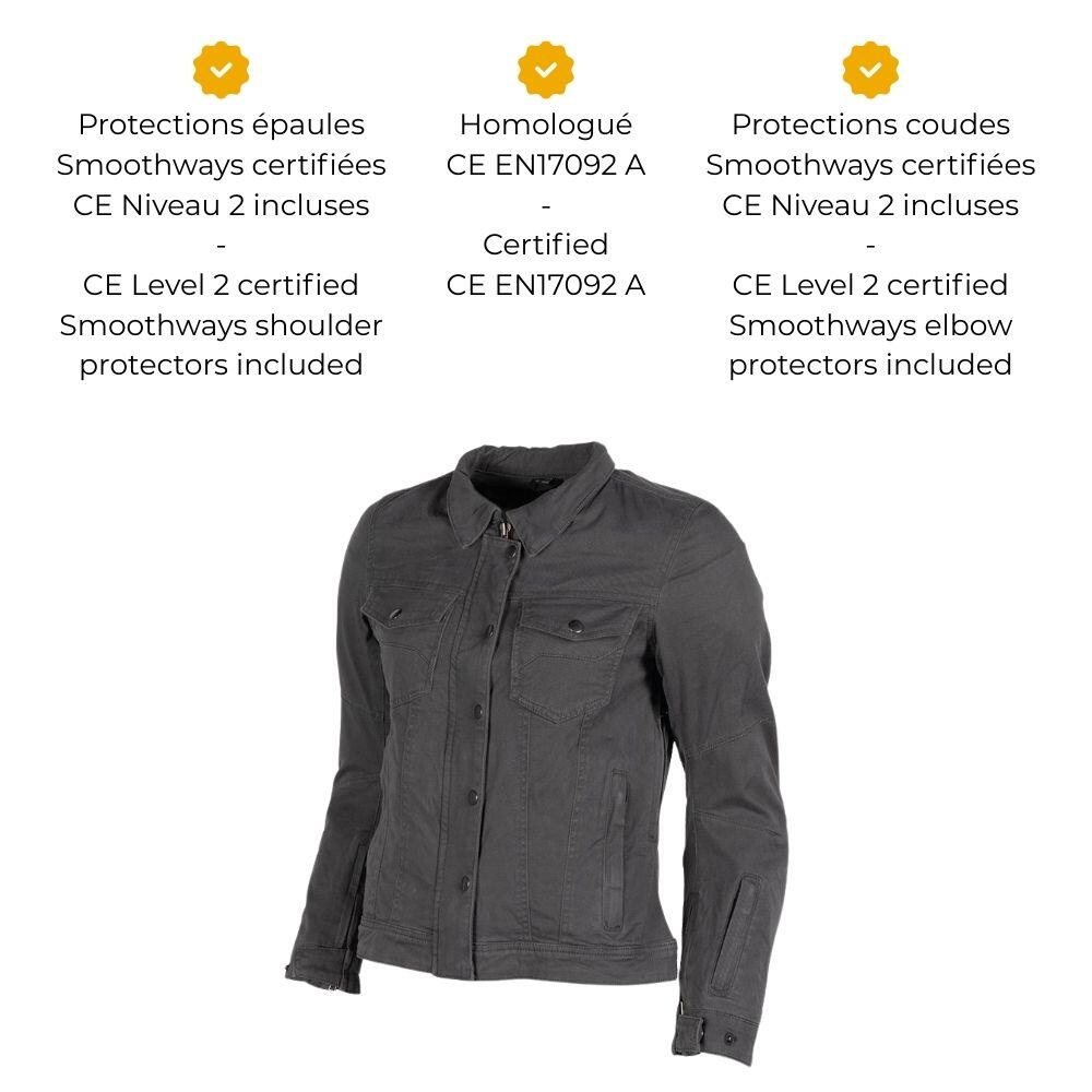 Blouson Moto FEMME Certifié | NAZAIRE LADY MOTOBLOUZ 3/7