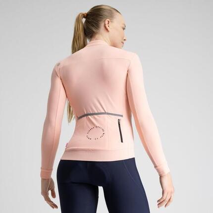 Maillot vélo thermique femme Cyclisme SRX M4 Danseuse Pêche Rosée
