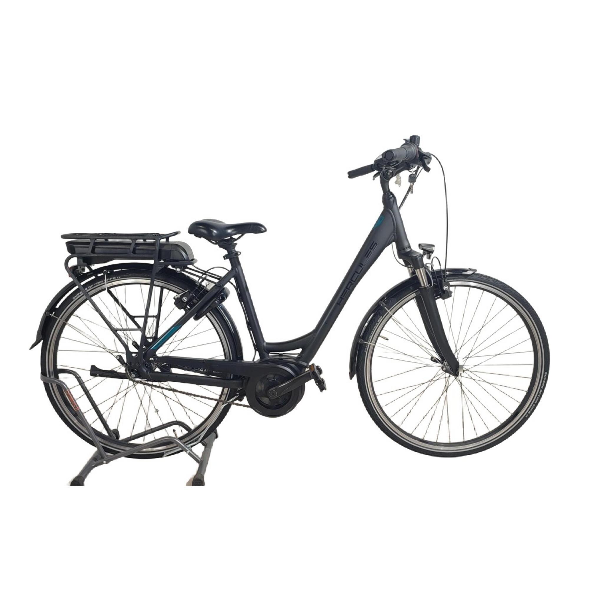 Hercules - Hercules Roberta - Vtc Électrique 2023, Batterie 500 Wh, Autonomie 60 À 80 Km - Vélo Ville - Noir - 40 M - Decathlon