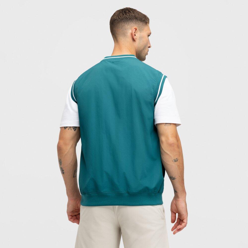 Gilet coupe-vent de golf homme Putt Teal Vert 6/6