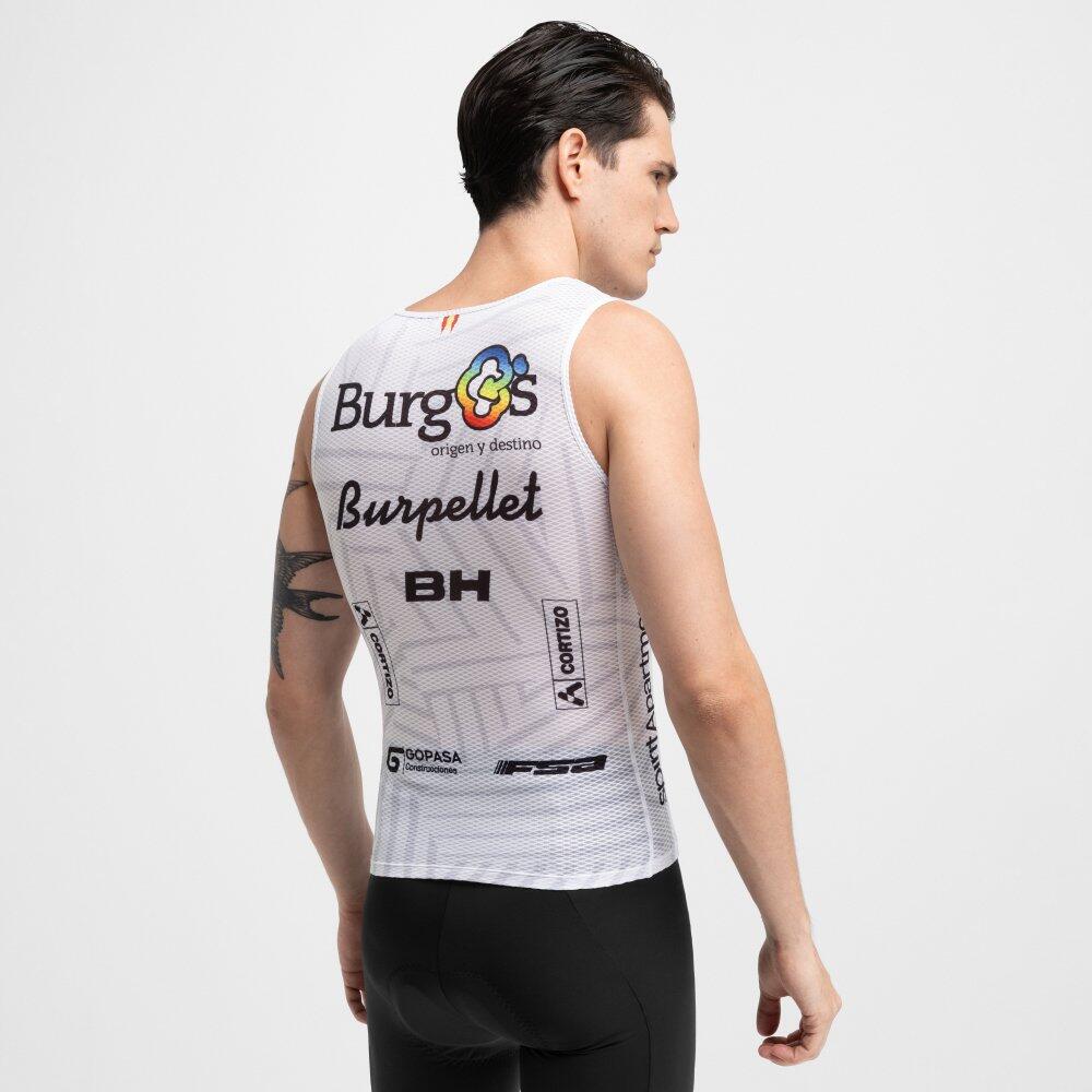 Herren burgos burpellet bh x siroko fahrradbaselayer BBBH BL Burgos White Weiß 6/6