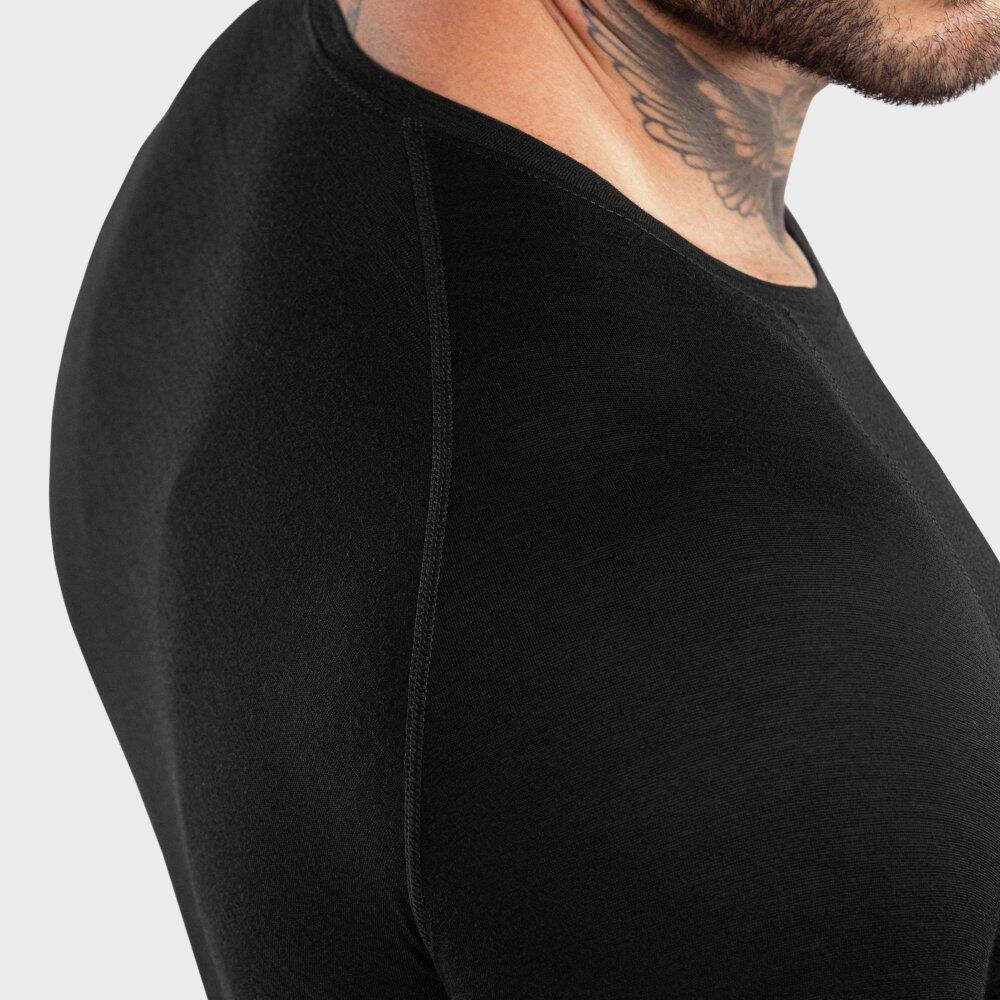 Maglia intima da ciclismo in lana uomo SRX Typhoon Nero 5/7