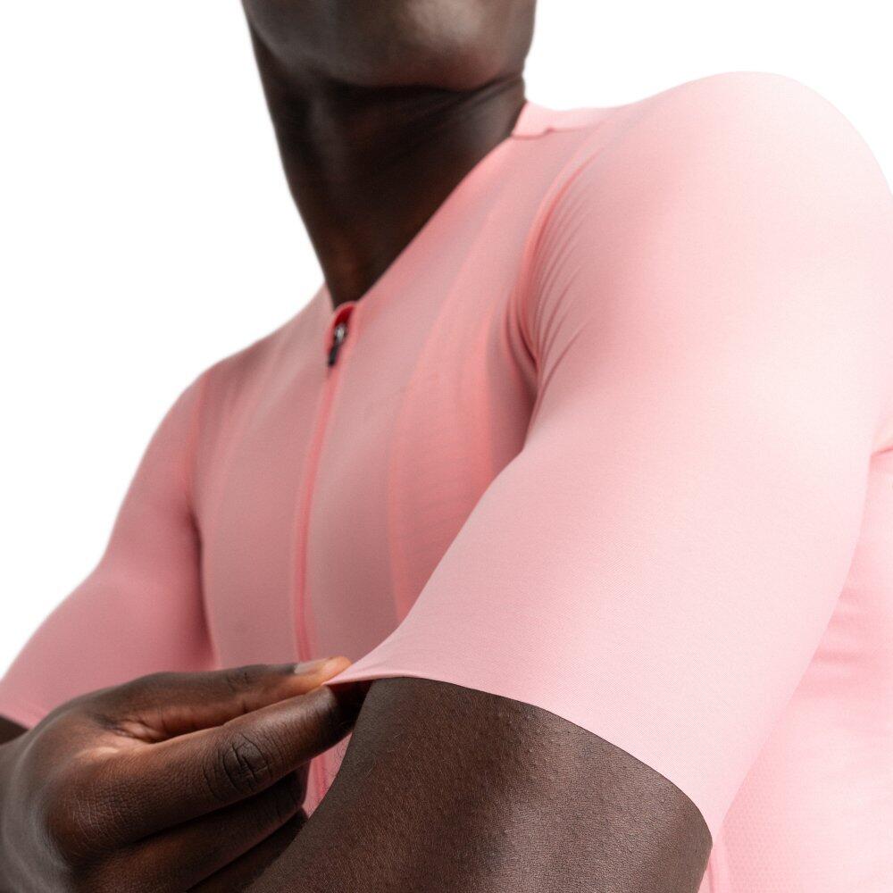 Siroko - Maillot Vélo Ultraléger Homme Cyclisme Srx Pista Rose - Maillot Manches Courtes - Rose - Decathlon