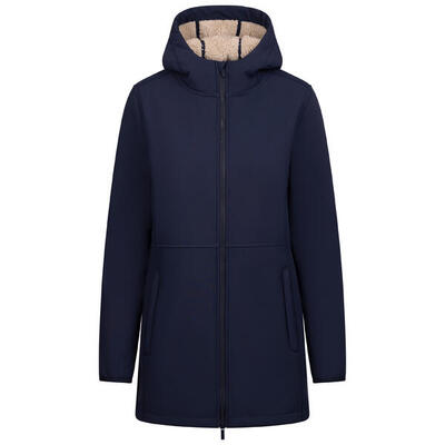 Trespass sine - dames softshelljack marineblauw