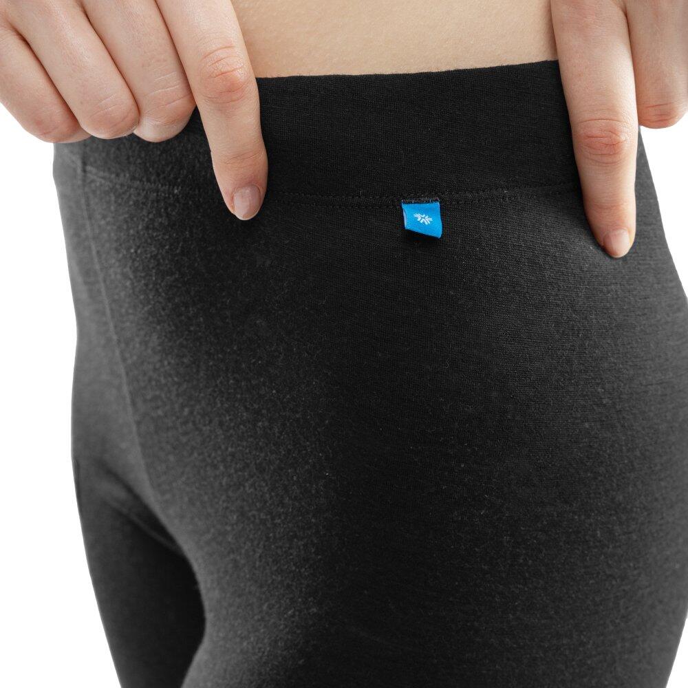 Pantaloni intimi termici da donna in lana Sport invernali SRX Musk Nero 5/7