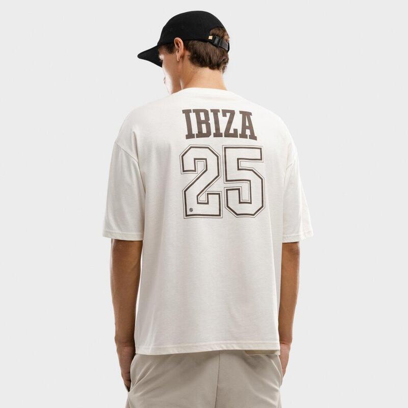 Tricou liber pentru bărbați IBZ Ibi Ivory Bej