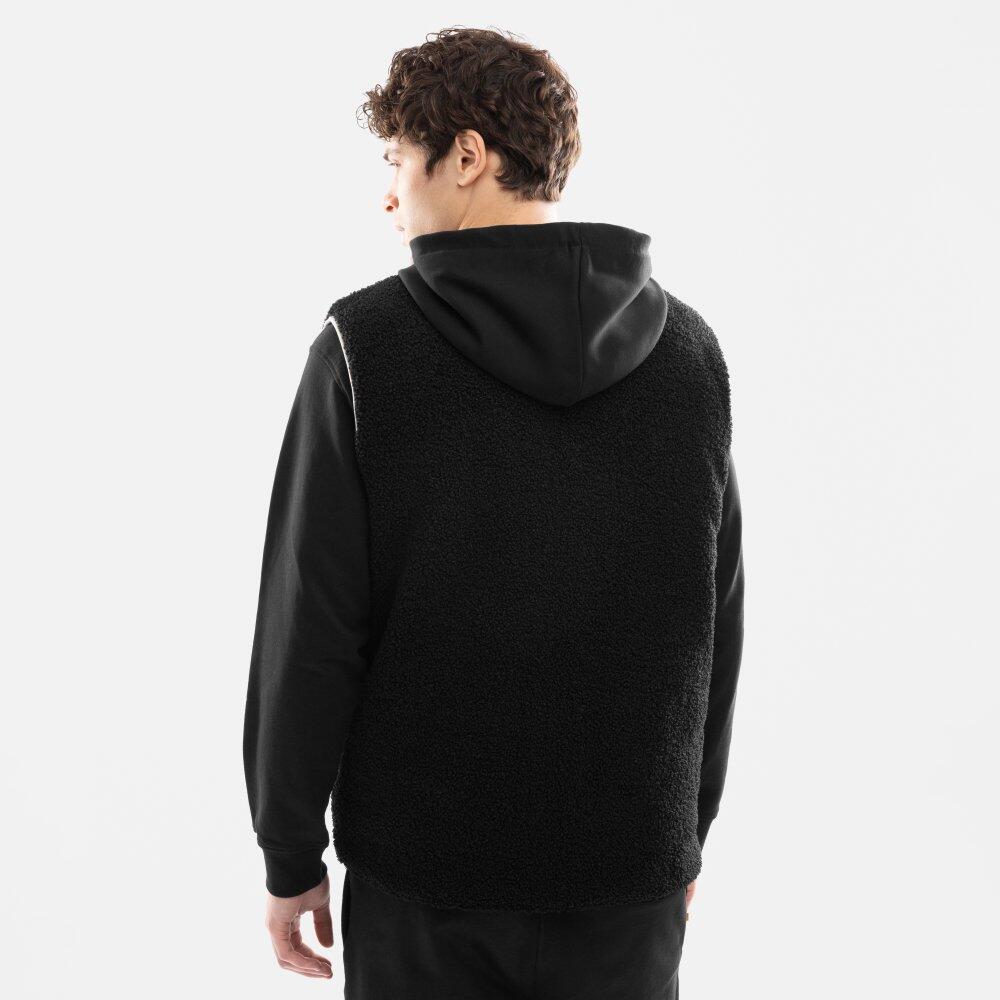 Gilet réversible matelassé doublé sherpa homme Lifestyle Tromso Noir 6/7