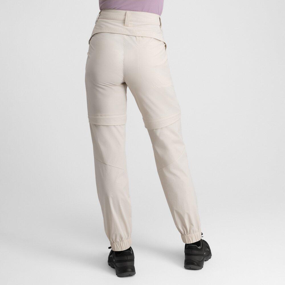 Pantalon modulable randonnée femme Mistral Sand Beige 6/7