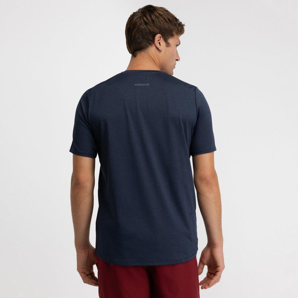 Camiseta manga corta montaña hombre senderismo Scout Marine Azul 6/7