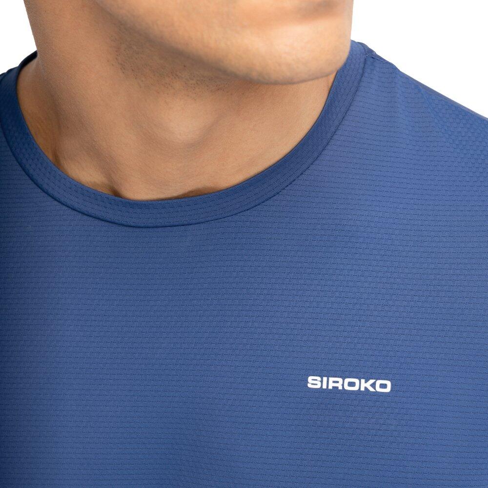 Maglietta tecnica da tennis da uomo a maniche corte Lob Blue Blu 4/7