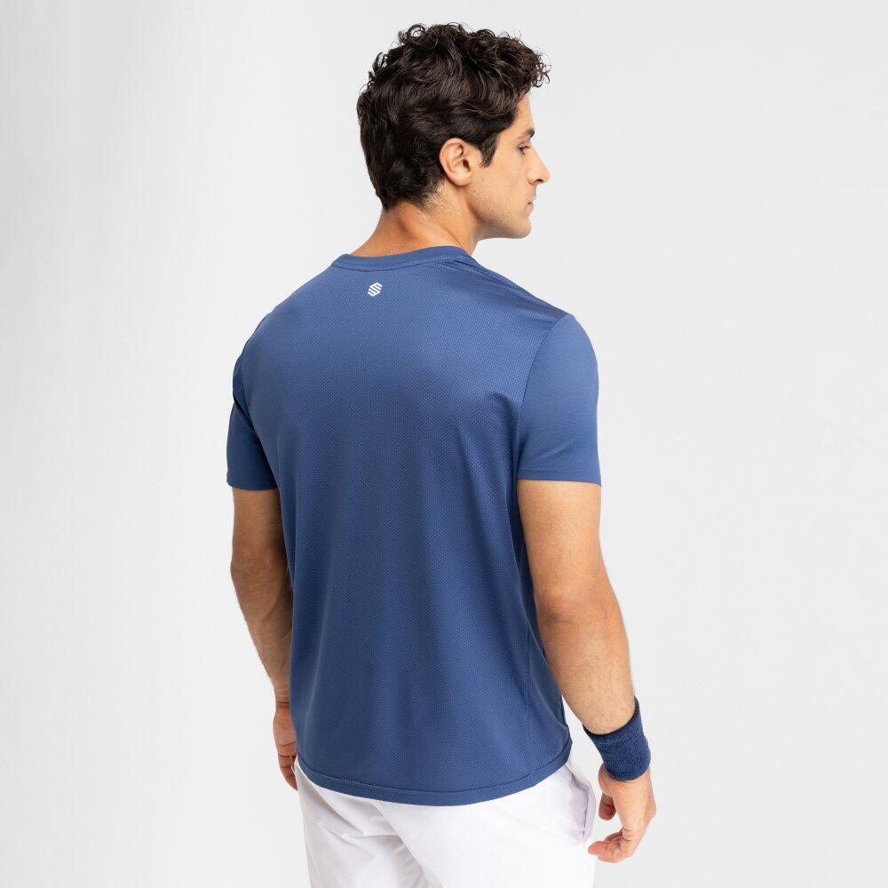 Maglietta tecnica da tennis da uomo a maniche corte Lob Blue Blu 6/7