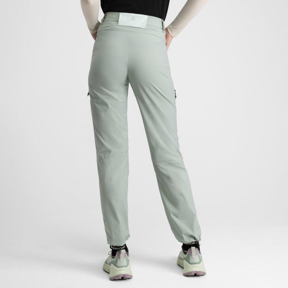 Damen Wandern leichte wanderhose Vortex Green Grün 6/7