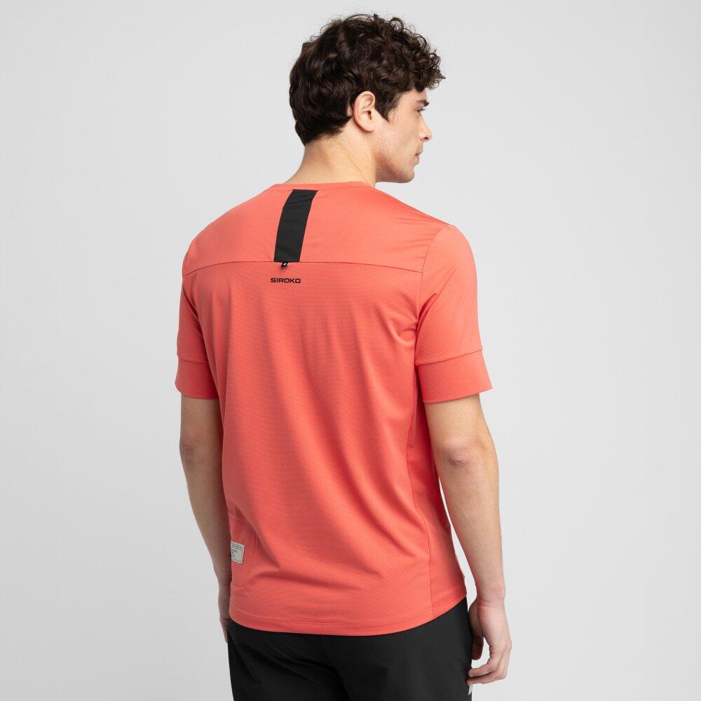 T-shirt cyclisme gravel homme Rockrover Rouge 6/7