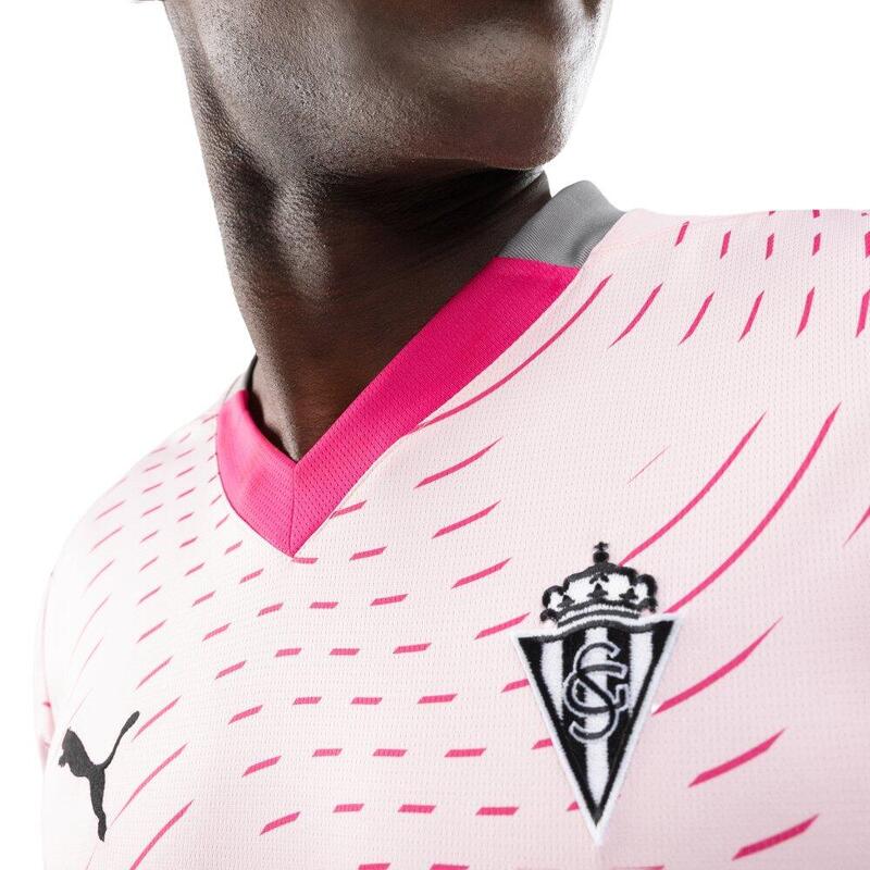 Oficial real sporting de gijón adult puma jersey Real Sporting de Gijón 2024-2