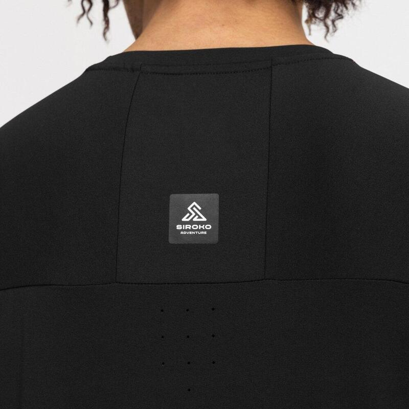 Tricou pentru cu mânecă scurtă pentru bărbați Cave Negru
