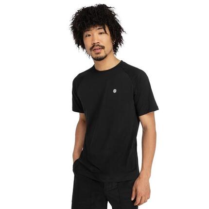 T-shirt randonnée manches courtes homme Cave Noir