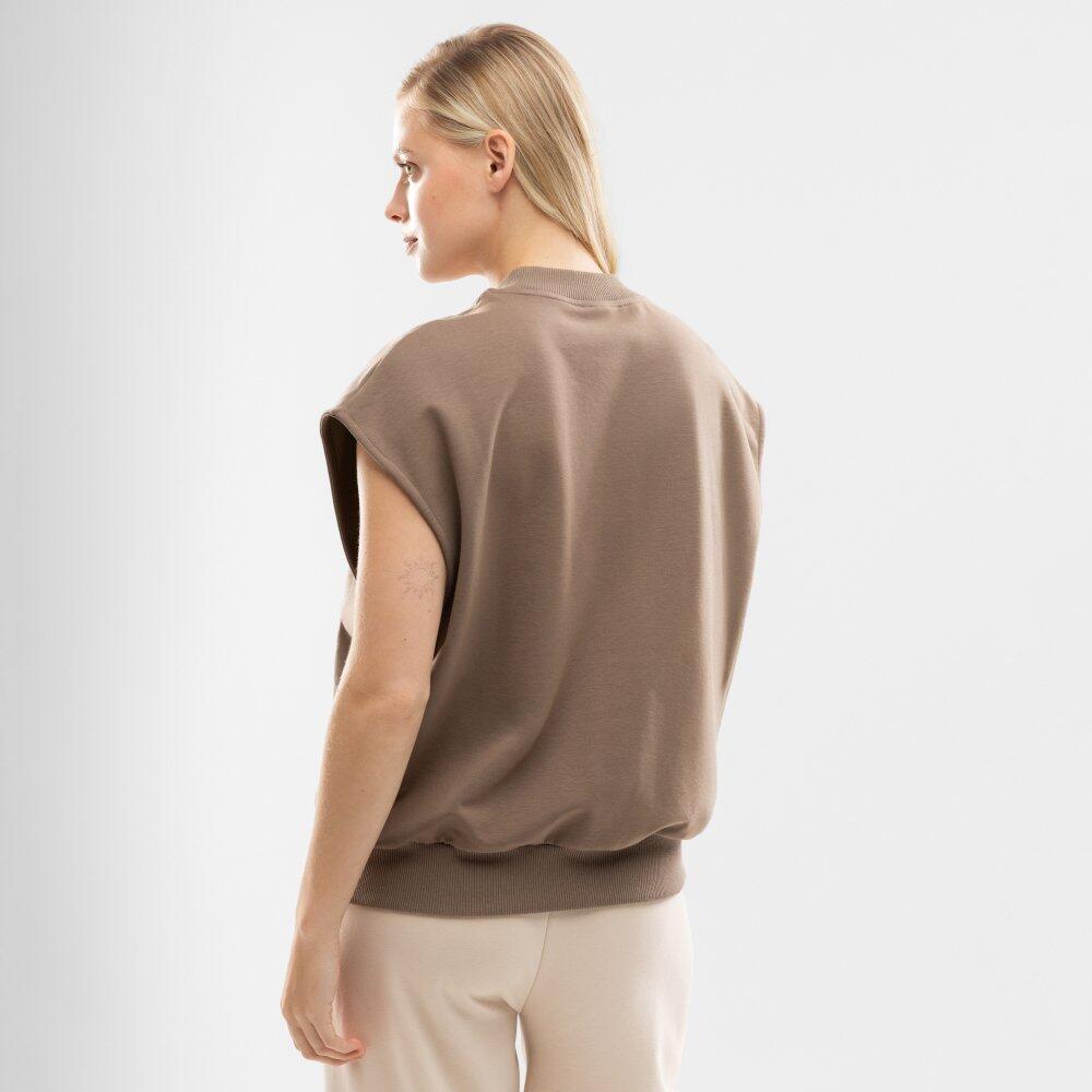 Damen Lifestyle Ärmelloses scuba-sweatshirt IBZ Tidal Brown Braun 6/7