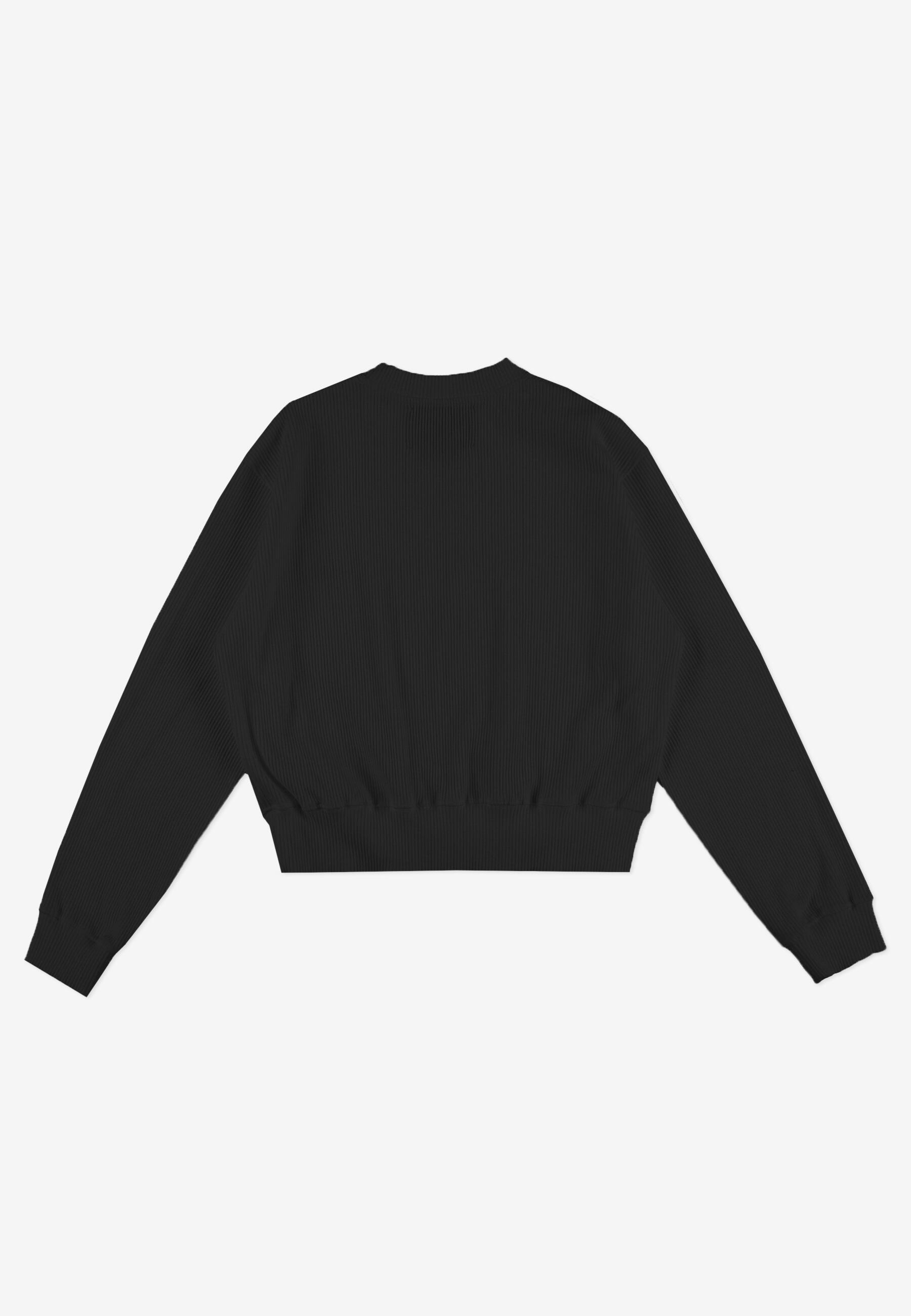 Bluza sportowa damska Prosto Ribbed bez kaptura 5/6