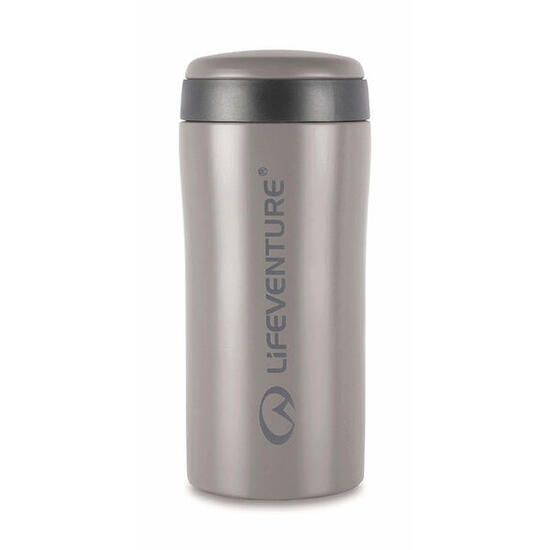 Mug thermique Lifeventure 300 ml inox gris mat