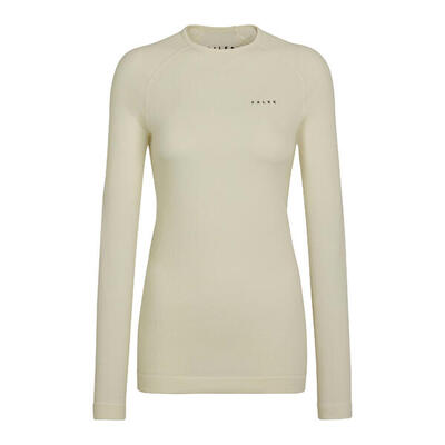 Dames-t-shirt met lange mouwen falke wool-tech