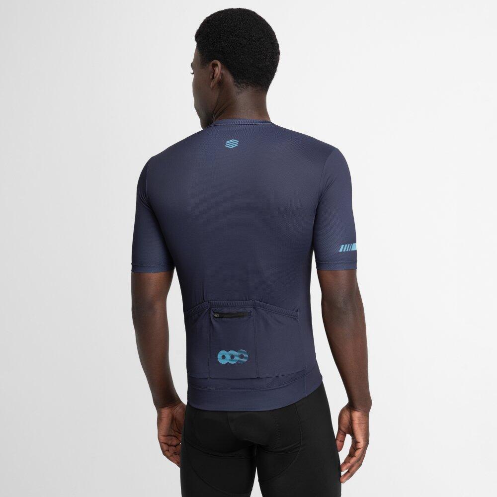 Maillot vélo mesh manches courtes homme Cyclisme M8 Torque Bleu 6/7