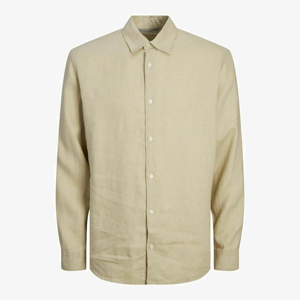Jack &amp; Jones Clawrence Linen fields of rye shirt