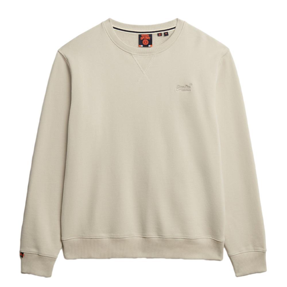 Superdry Essential Logo Crew Herren Pullover Beige 2/2