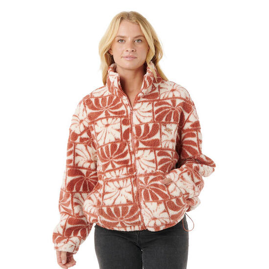 Veste Polaire Rip Curl "AOTS -TY WILLIAMS POLAR FLEECE" S Burnt Red