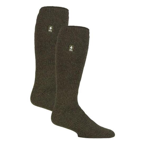 Lot de 2 chaussettes de ski extra longues pour hommes