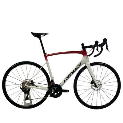 Second life - ridley fenix ​​​​sl 105 11-speed wit/rood maat m racefiets