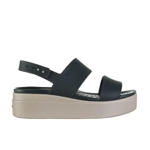 Damen-Sandalen Crocs brooklyn low wedge