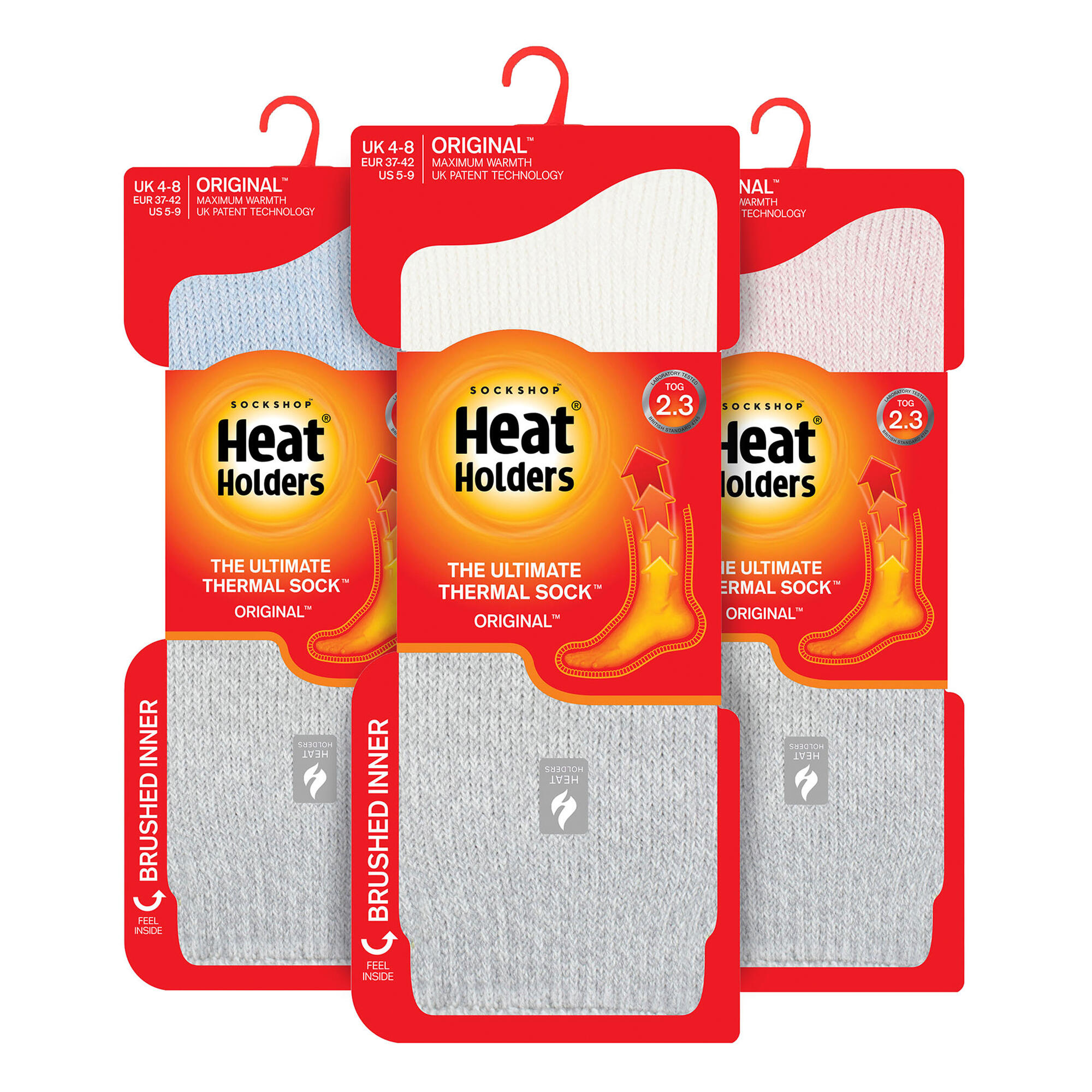 Heat Holders - Lot 3 Paires Chaussettes Thermiques Isolées Femme Hiver 2/6