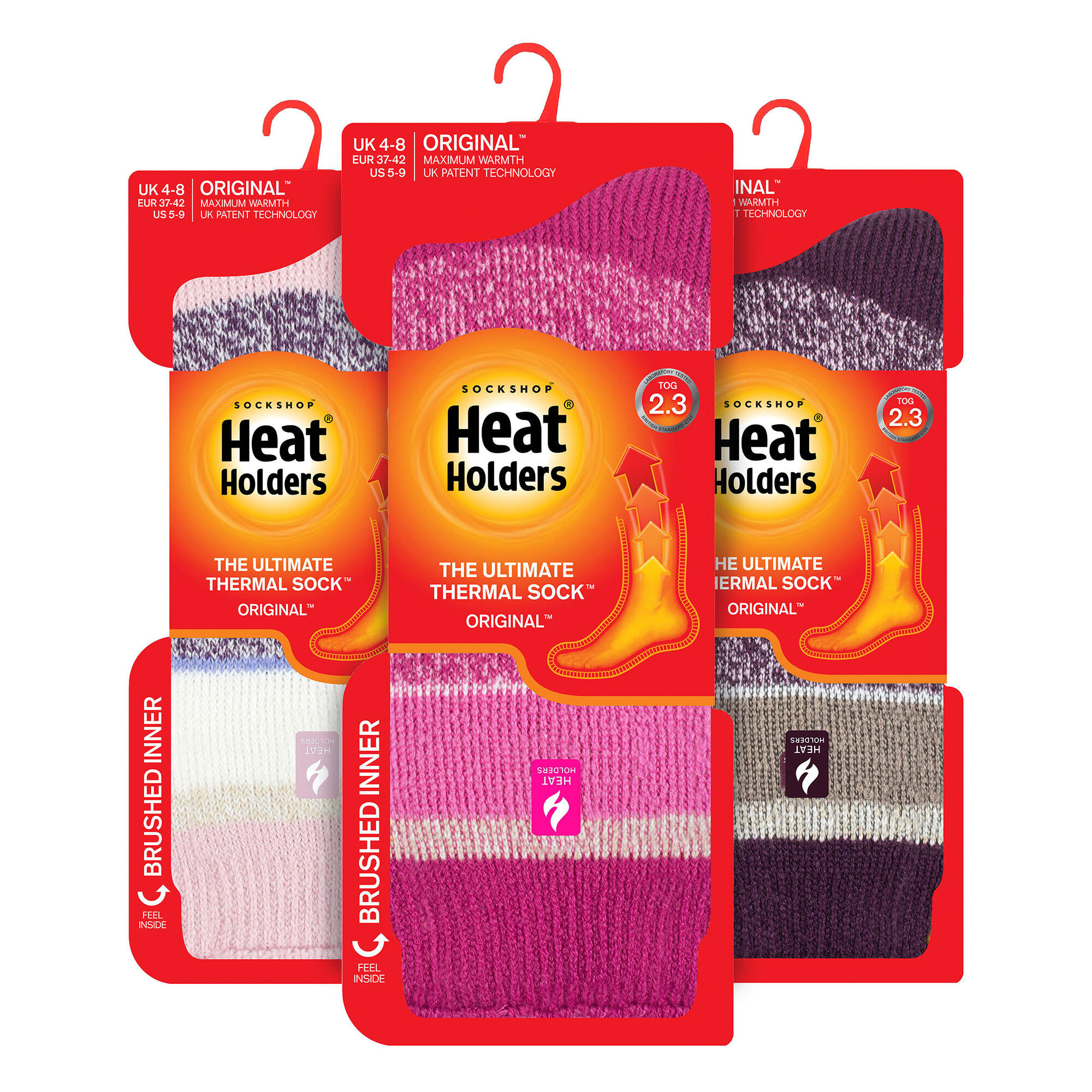 Heat Holders - Lot 3 Paires Chaussettes Thermiques Isolées Femme Hiver 2/6